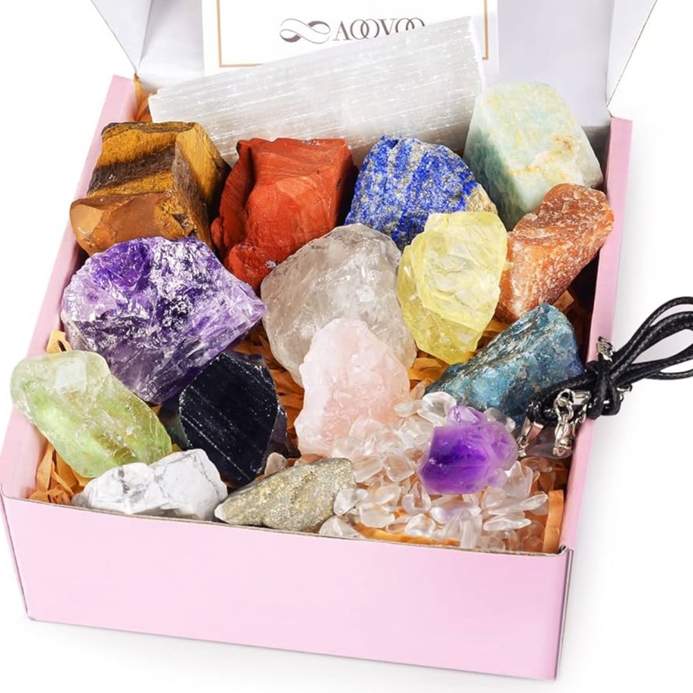 Colorful Gemstone Collection Box